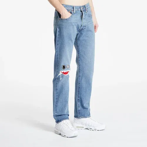 Levi's Skate 501 Jeans Shredded Blue