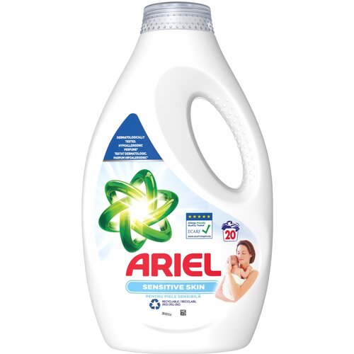 Ariel tečni deterdžent Sensitive skin 1l/20 pranja Cene