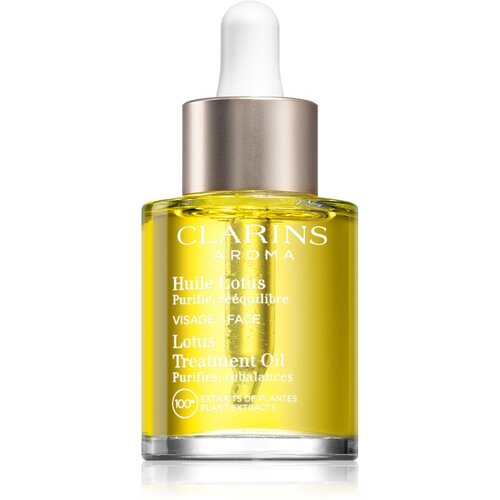 Clarins Lotus Treatment Oil regenerirajuće ulje s učinkom zaglađivanja za dan i noć 30 ml Cijene