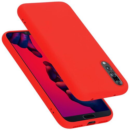 Cadorabo Ohi&scaron;je, združljiv s Huawei v tekoči rdeči barvi - za&scaron;čitni pokrov iz fleksibilnega silikona TPU, (20583937) Cene