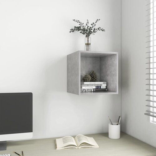 vidaXL Zidni ormarić siva boja betona 37 x 37 x 37 cm od iverice Cijene