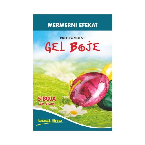 K.G.T. DOO GEL BOJA SA ZLATNOM FOLIJOM ZA JAJA 5/1 Slike