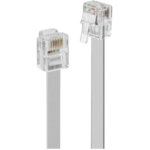 Lindy isdn priključni kabel [1x RJ12 vtič 6p6c - 1x RJ12 vtič 6p6c] 50 m siva, (20411133) Cene