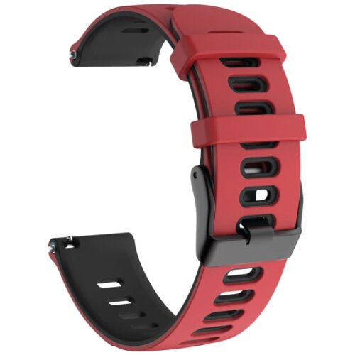 narukvica double za samsung smart watch 4, 5 22mm crveno crna Slike