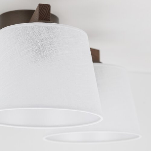 Brilagi plafonski luster latte 3xE27/15W/230V bor/bela Slike