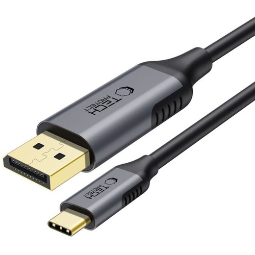 TECH-PROTECT ADAPTER USB-C TO DISPLAYPORT 1.4 8K 180CM ZA TV MONITORJE, (5000337707) Slike