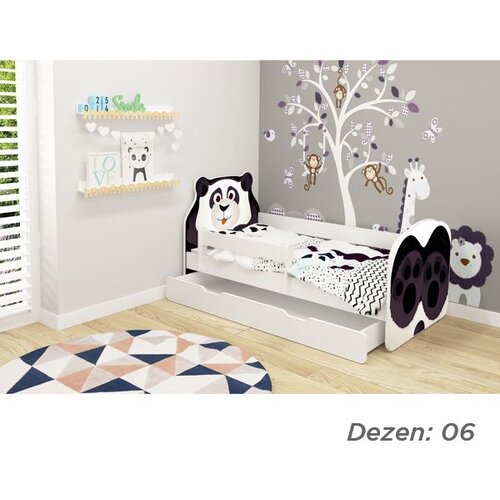ACMA dečiji krevet VII animals 160x80 f + dušek 7 cm6 Cene