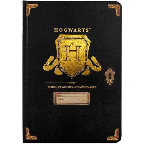 Blue Sky Notes A5 Harry Potter A5 Casebound Hogwarts Shield Cene