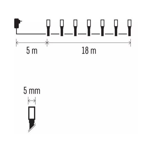 Emos LED lanac 18m MTG-D4AC09 Slike
