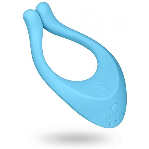Satisfyer Vibrator za parove Endless Love, Silikonski, Svetloplavi Slike
