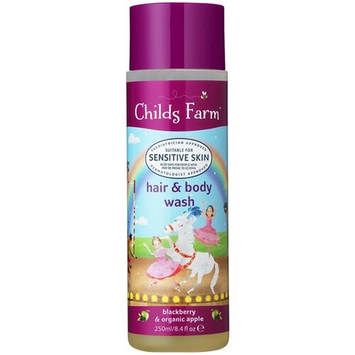 Childs Farm Hair & Body Wash emulzija za umivanje za telo in lase Blackberry & Organic Apple 250 ml Cene