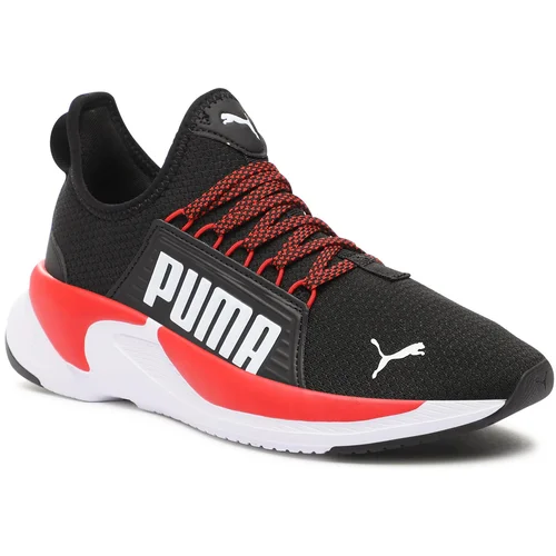 Puma Superge Softride Premier Slip-On Jr 376560 10 Black-For All Time Red-White