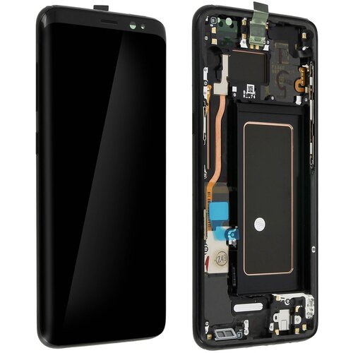 Samsung Zaslon Galaxy S8: originalni LCD zaslon na dotik [Servisni paket] - crn, (21733317) Cene