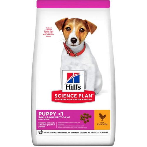 Hill’s Science Plan hrana za &scaron;tence Small & Mini Puppy Piletina 1kg + 500g GRATIS Cene