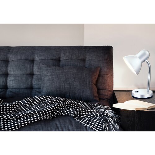 Globo stolna lampa 1x E27 40W basic srebrna Slike
