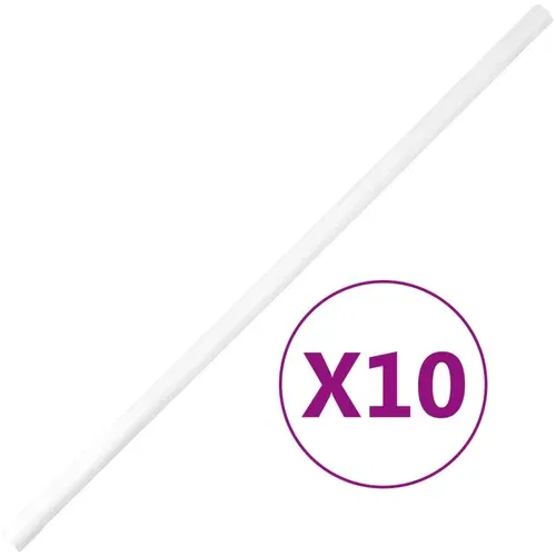 vidaXL Kabelska cev s sponkami Ø20 mm 10 m PVC