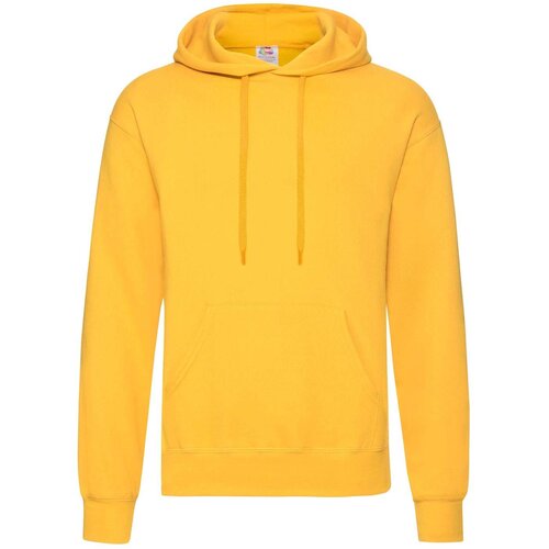 Fruit Of The Loom Ż&amp;oacute;łta bluza męska Hooded Sweat Slike
