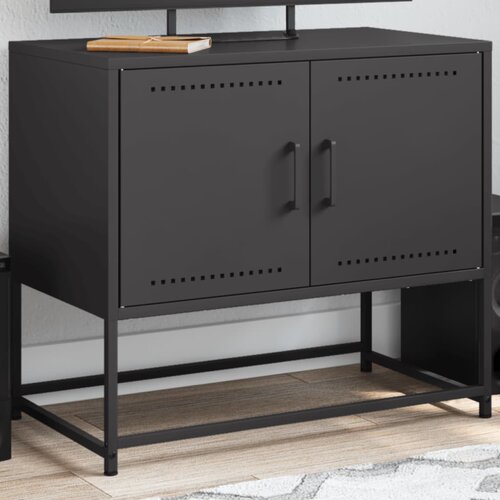 vidaXL TV ormarić crni 68,5 x 39 x 60,5 cm čelični Cijene