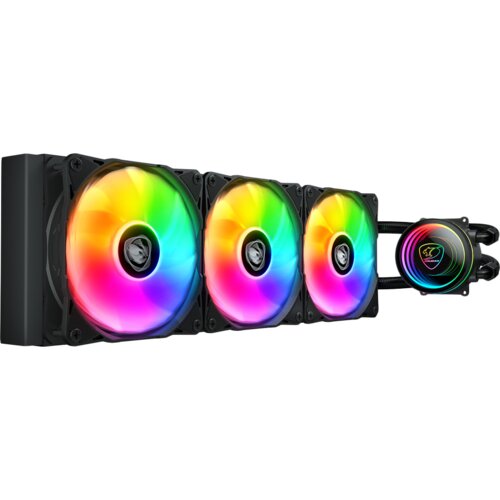 COUGAR GAMING COUGAR POSEIDON ELITE ARGB 360 Black AiO Liquid Watercooling Slike