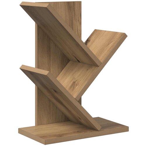 VidaXL Polica za knjige s 3 etaže 30 x 18 x 40 cm Konstruirano drvo - Hrast artisan 30 x 18 x 40 cm Slike