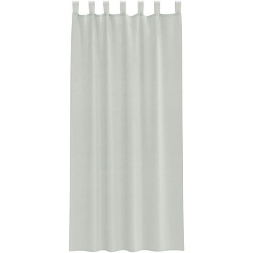Voile zavjese s petljama 2 kom svijetlo sive 140x245 cm Slike