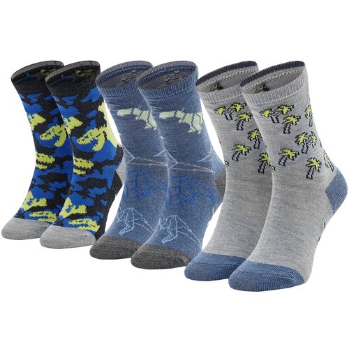 Skechers 3PPK Boys Casual Glow In The Dark Socks Višebojna Cijene
