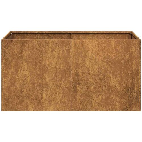 VidaXL Sadilica boja hrđe 80x40x40 cm od pohabanog čelika Slike