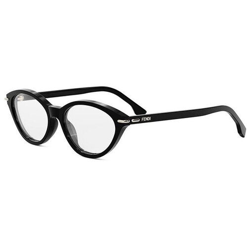Fendi Selleria Black Cat Eye Eyeglasses ONE SIZE (53) Črna/Kristalna Slike