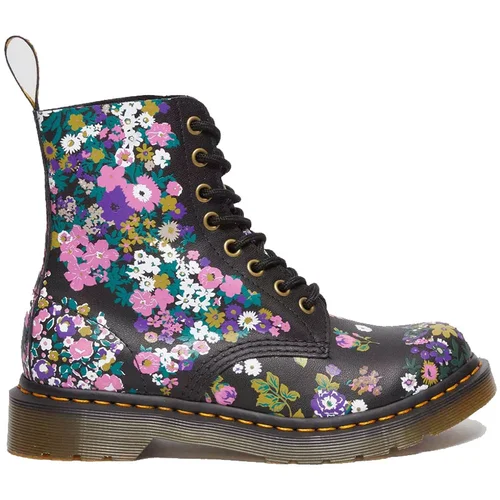 Dr. Martens 1460 Vintage Floral Leather Lace Up Boots