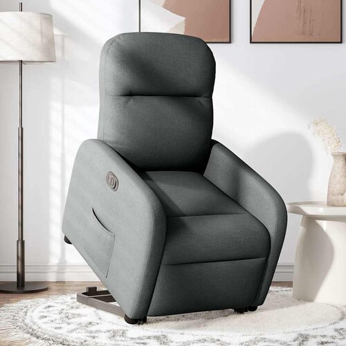 Maison Chic Električni naslanjač - Relax naslanjač s funkcijo vstajanja temno siv, (22061881) Cene