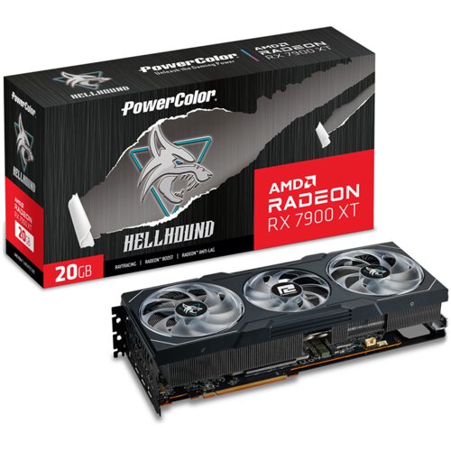 PowerColor POWER COLOR RX7900XT 20G-L/OC;RX7900 XT 20GB GDDR6 320bit;HDMI,3xDP Slike
