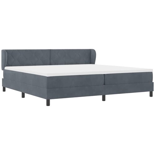  Krevet s opruga kutije Tamno siva 200 x 200 cm Bar&amp;scaron;un Slike