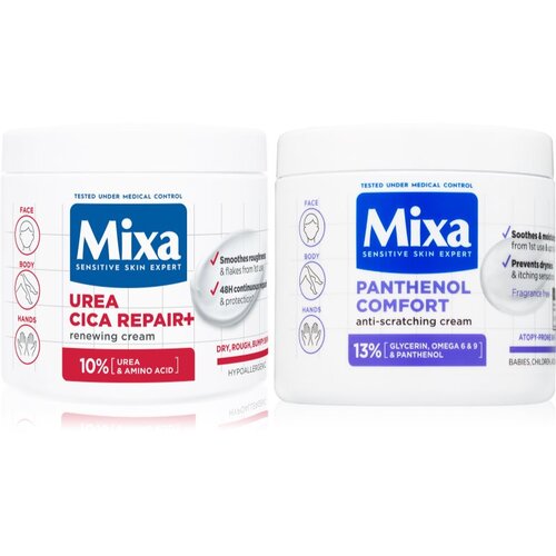 Mixa Sensitive Skin Expert set za nežno in gladko kožo Slike