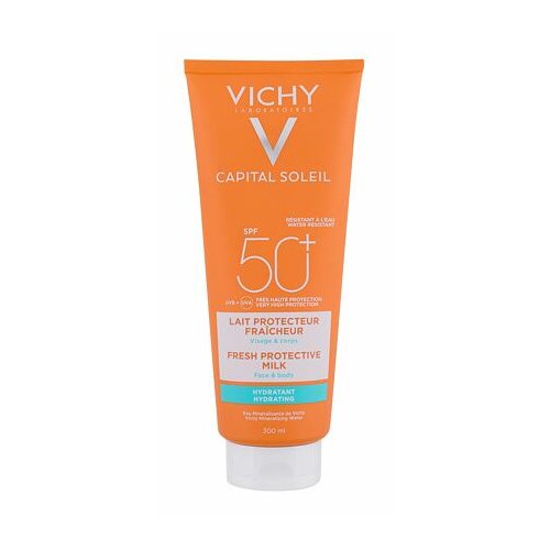 Vichy Capital Soleil Milk SPF50 losjon za sončenje za telo in obraz 300 ml Cene