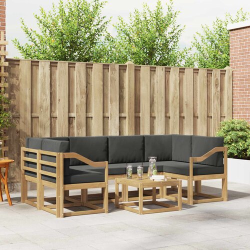  Set vanjskih sofa 7 kom. Bijela i antracit Cijene