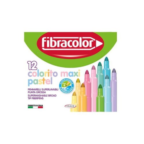 Etafelt 10630sw012scp Fibracolor flomasteri pastel maxi 12/1 ( 97/02994 ) Cene