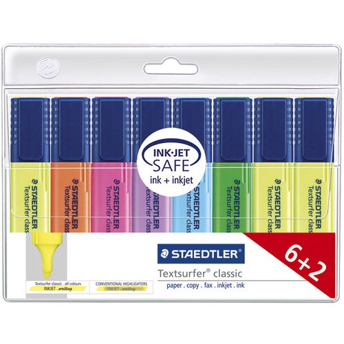 Staedtler signir 1-5mm classic 364 a WP8 8boja (6+2gratis) Cene