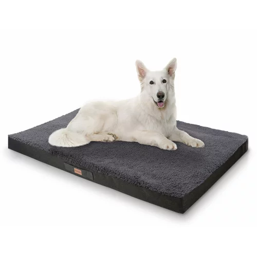 brunolie Balu, podloga za psa, jastuk za psa, perivi, ortopedski, protuklizni, prozračna memorijska pjena, veličina XXL (120 × 10 × 100 cm)