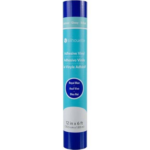 Glossy Permanent Vinyl - 30,5 cm x 1,8 m - Royal Blue Slike