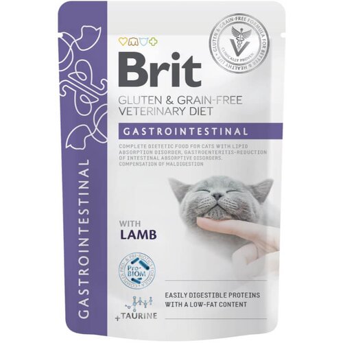 Brit veterinary diet Brit GGF veterinarska dieta za mačke Gastrointestinal, vrečka - ovca - 85 g 85 g Cene