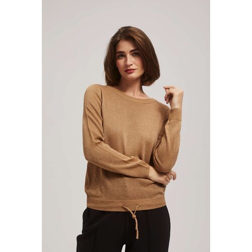 Marisse Sweater With Metallic Thread And Tie Slike