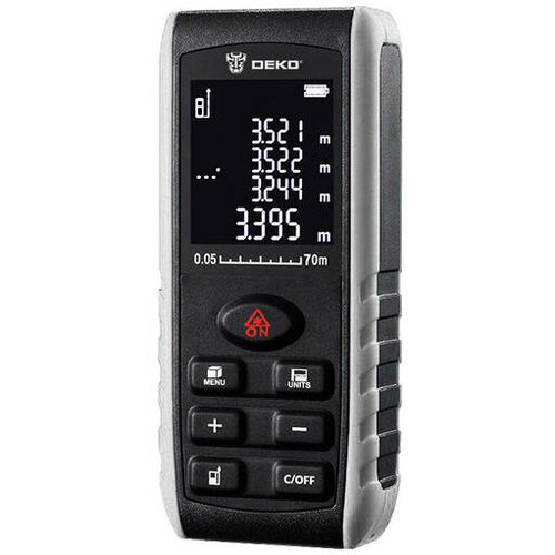 DEKO TOOLS baterijski LCD laserski merilnik razdalje 70m LRE521 LRE521-70m Slike
