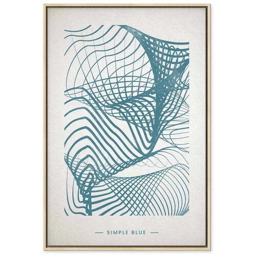  Slika - Simple Blue (1 Part) Vertical 40x60 Cijene