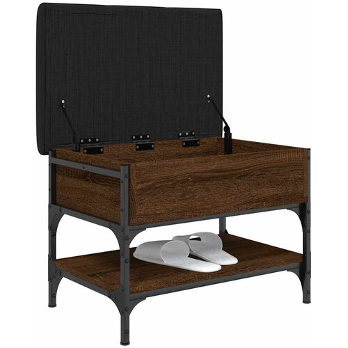  Klupa za cipele boja hrasta 62x42x45 cm od konstruiranog drva Slike