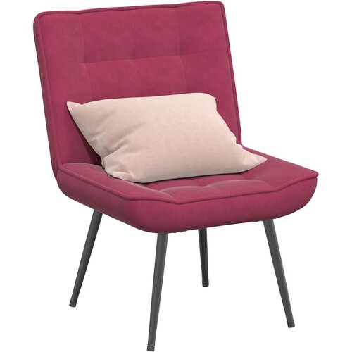 vidaXL Stolica za opuštanje vino crvena 64x74x84 cm baršun Cijene