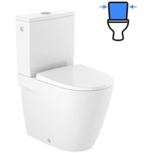 Roca Monoblok compact rimfree multi back to wall, komplet – A342688000 Slike