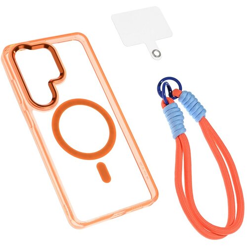  Maska za Samsung Galaxy S26 Ultra S948B Magsafe Loop, Narandžasta Cene