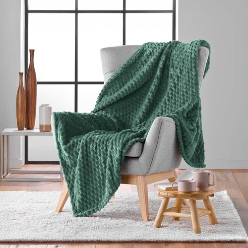 Douceur d int&amp;eacute;rieur Zelena odeja iz mikroflanele 125x150 cm Mini Frosty &amp;ndash; Slike