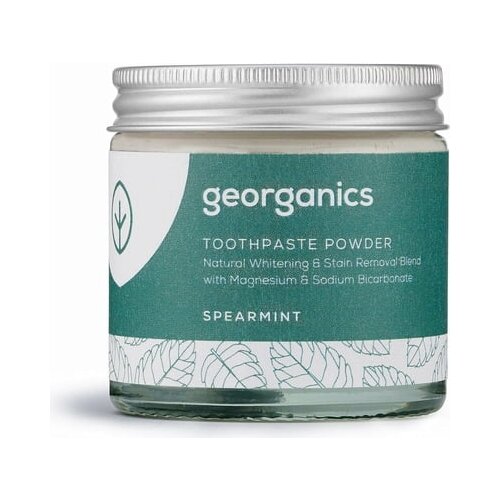 Georganics Naravni zobni prah, 60 ml - Spearmint Cene