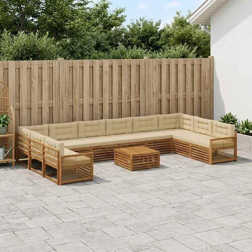 Setovi sofa 11 kom. Čvrsto drvo akacije Slike